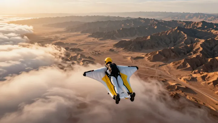 A Wingsuit Is a Glide Machine