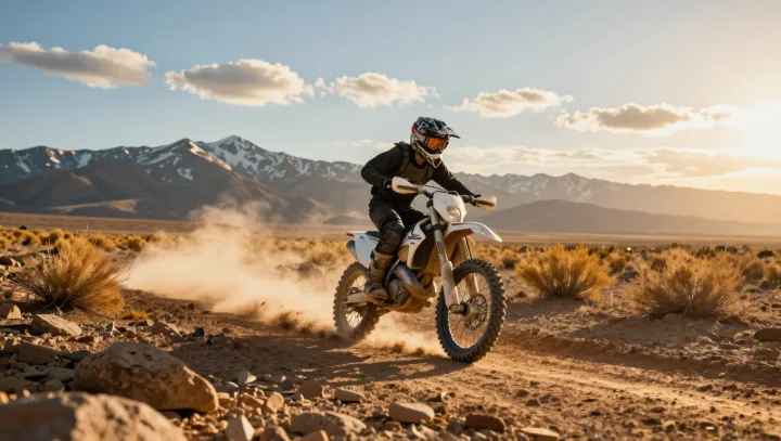 Why a Dirt Bike Leans Into a Slide