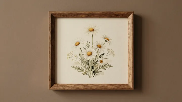 Cream Daisies Shine by Contrast