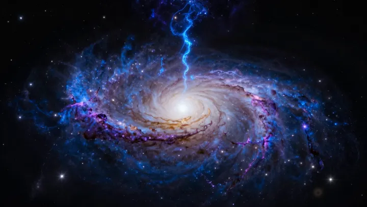 Why Spiral Arms Shine Blue