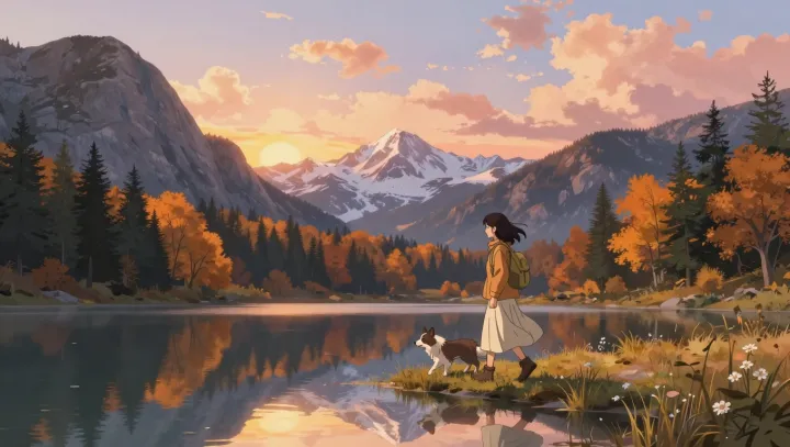 Why One Lake Shows Two Sunsets