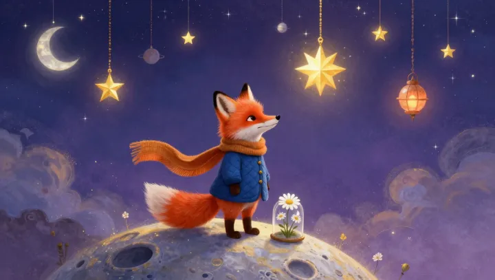How Fox Eyes Catch Motion in Moonlight