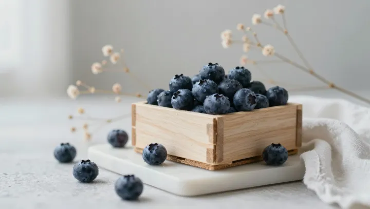 Lemon Keeps Blueberries Purple
