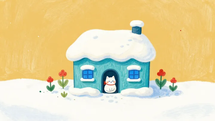 Why Snow Can Look Less Cold