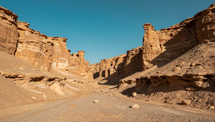 Water Carves the Desert's Deepest Cuts
