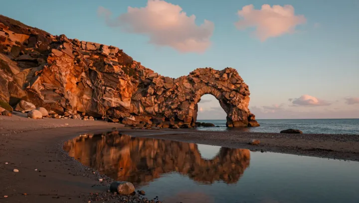 Why an Unmarked Sea Arch Holds Light