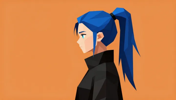 Why Fewer Polygons Hold the Face