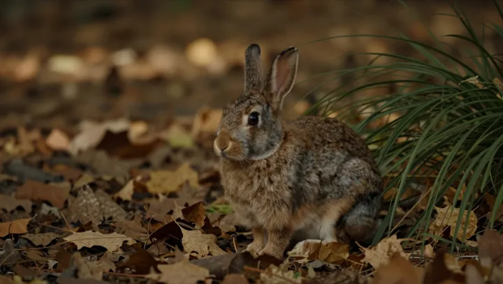 Why Rabbits Freeze in Leaf Litter