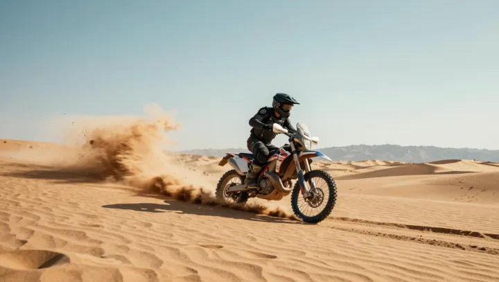 How Desert Bikes Stay Upright in Sand