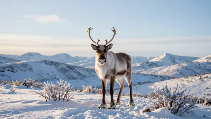 Antlers Decide Winter Meals