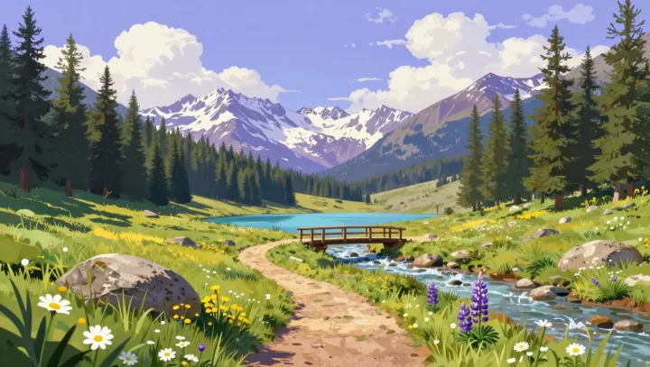 Alpine Flowers Run on a Ruthless Clock