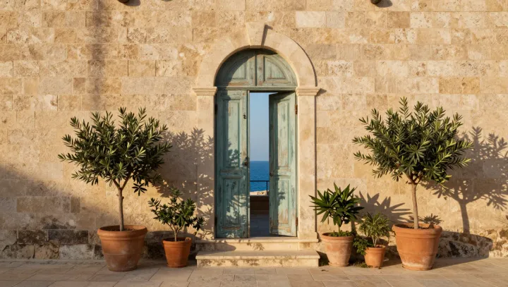 Stone Walls, Shutters, and Cool Rooms