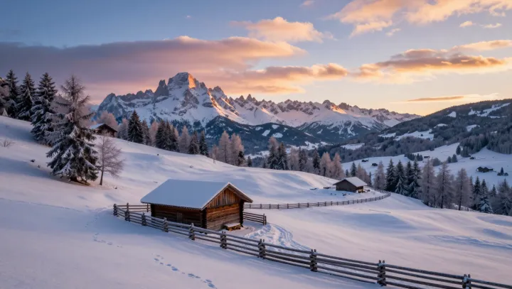 Why Sunset Snow Turns Gold