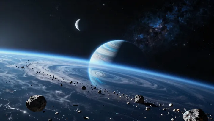 Blue Skies and Empty Asteroid Fields