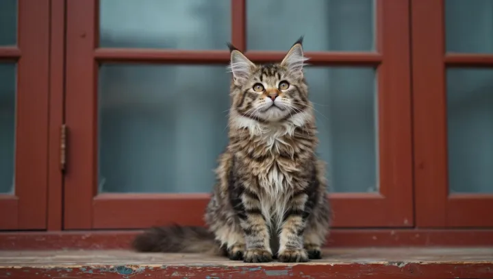 Зимний костюм мейн-куна