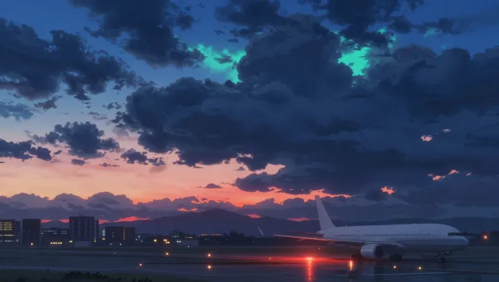 Sunset Glare Can Flatten a Runway