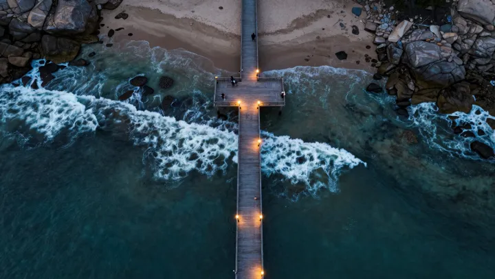 Why the Sea Outshines Shore at Dusk