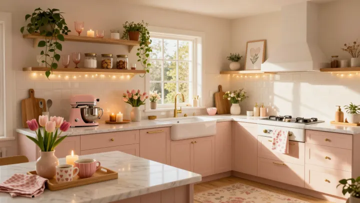 Why Pink Kitchens Feel Calmer