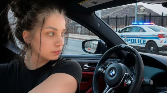 Traffic Stop, Glove Box, Awkward Reveal