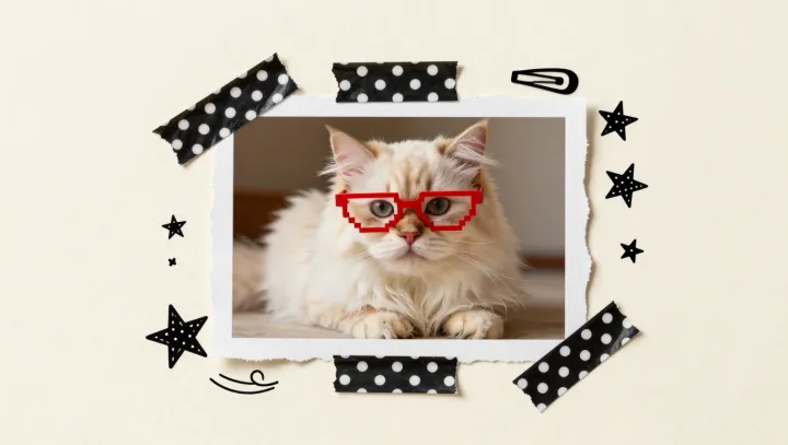 Why a Cat's Red Glasses Fool You