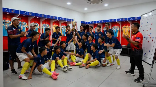 Sabah Kids FC julang trofi Piala Borneo