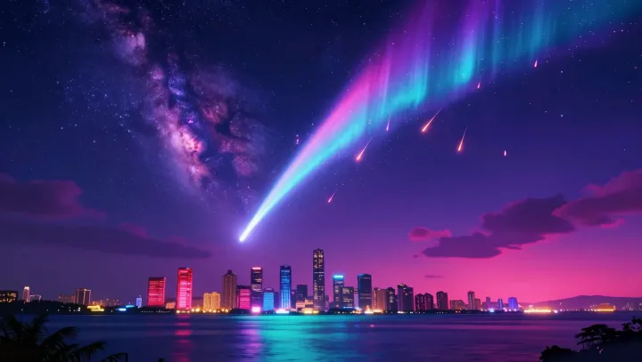 Why a Pebble Meteor Beats City Glare