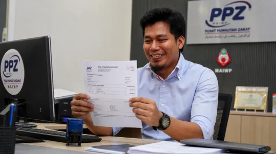 Jep Sepahtu Kongsi Resit Zakat