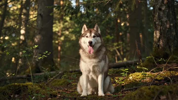 The Husky's Blue-Eyed Illusion