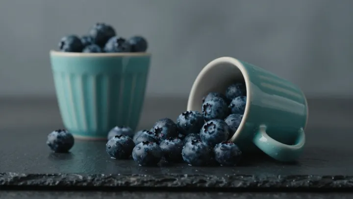Blueberries Borrow Their Blue
