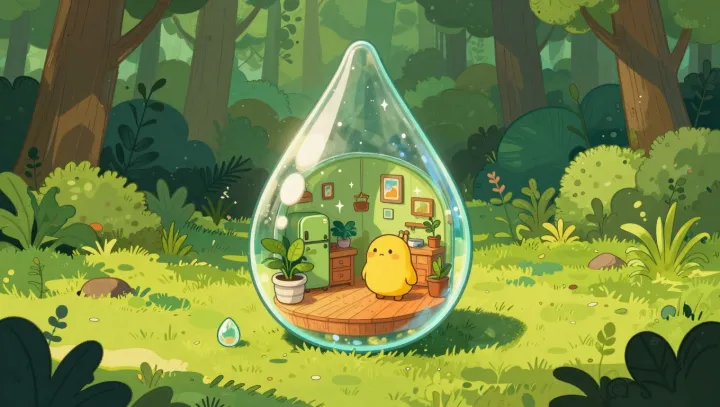 The Strength Inside a Droplet