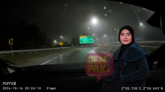 Wany Hasrita Terlibat Kemalangan