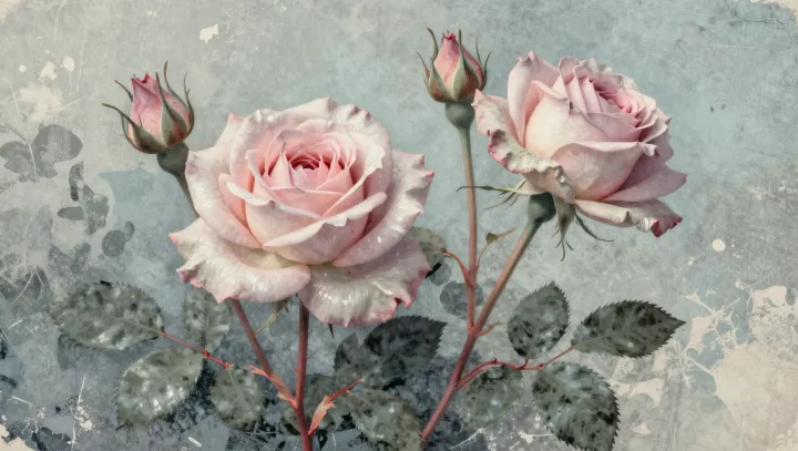 Mist Softens Light, Not Petals