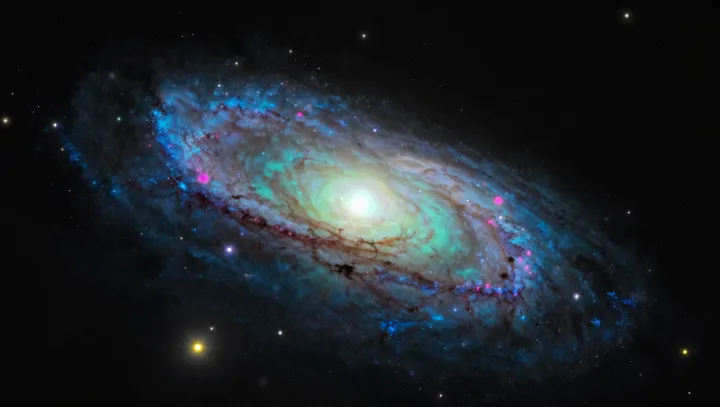 A Galaxy in Brazil's Colors