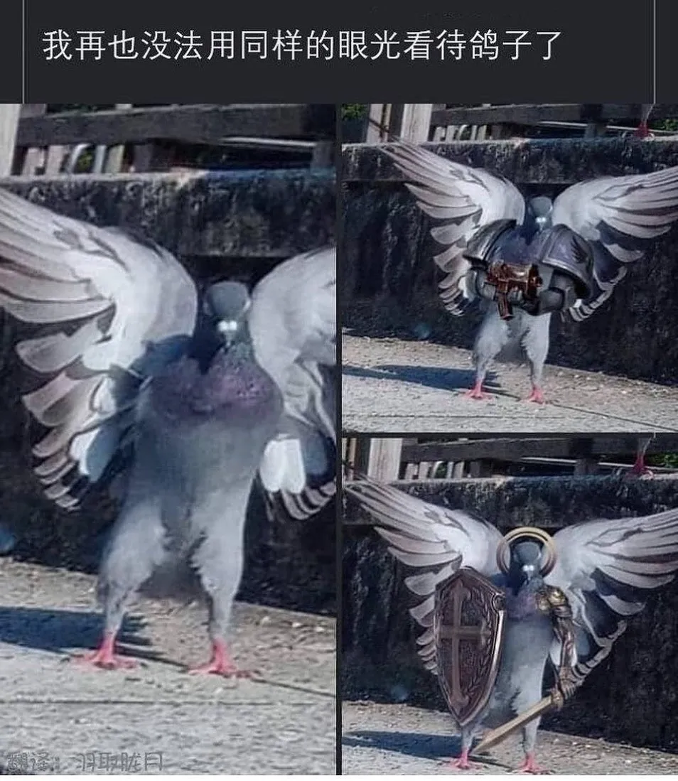 追蹤她 @memes__529453 
鴿子：猜猜我的裝扮是？😅😂🤣

「內容由網路轉載」

 #搞笑 #笑死 #開心 #幸福 #快樂 #愛情
 #台灣 #日本 #韓國 #旅行 #旅遊 #景點
 #女神 #男神 #告白 #分享 #背景 #音樂
 #互讚 #愛你 #笑話 #喜歡 #喜愛 #寵物
 #音樂 #音響 #跑車 #愛車 #路跑 #跳舞