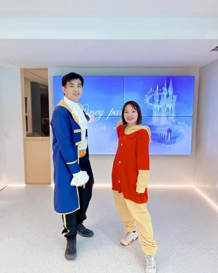 王子與維尼熊～
維尼熊與她的朋友跳跳虎
#迪士尼派對